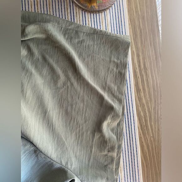 Fashion Nova Casual Brunch Short Shirt Set Light Green Size 1X 2 Pieces NWT - Picture 10 of 15